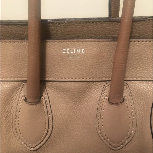 Celine Micro Luggage Tote in Dune - Picture 2 of 7